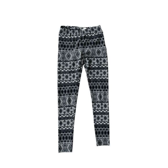 Womens Pink Republic Full Length Tribal Aztec Print Leggings - Sz S - Picture 1 of 1